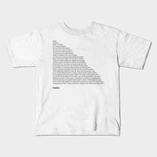 Buddha Quotes Kids T-Shirt